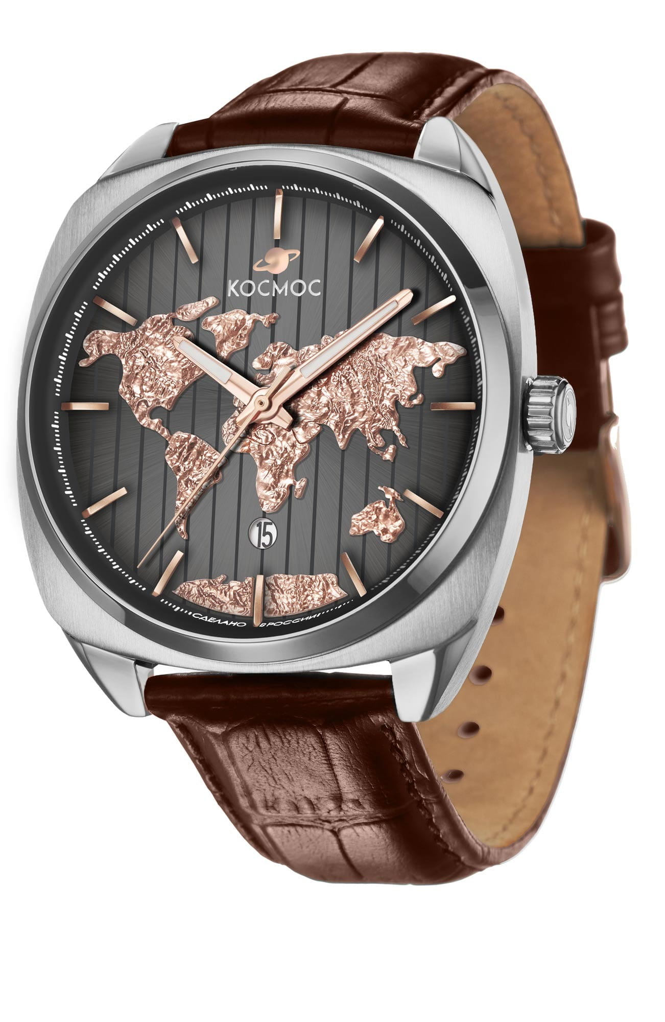 Космос Космос ЦУП D 113.12.34 , наручные мужские часы фото под углом